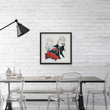 "Cool Refreshments" Framed Painting Print