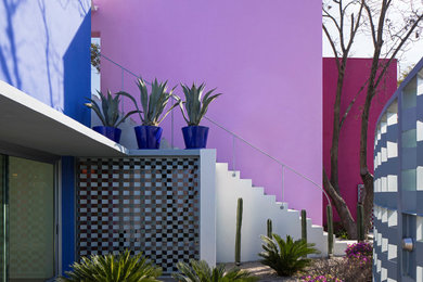 Inspiration for a contemporary front yard patio remodel in Madrid