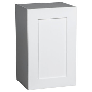 18 x 24 Wall Cabinet-Single Door-with Shaker White Matte door