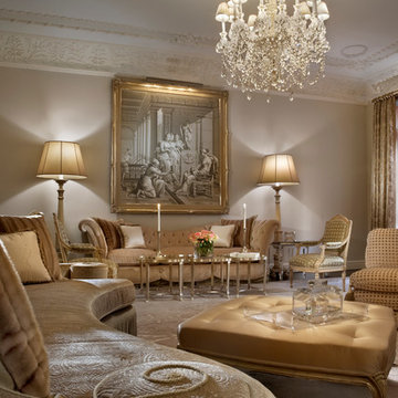 Historic New York City Townhouse Living Room– Major Renovation