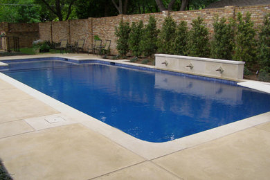 Elegant pool photo in Dallas
