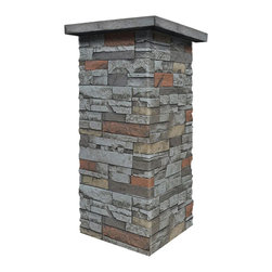 DURANGO SQUARE COLUMN WRAP- MULTI COLOR - Wall Panels