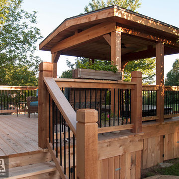 Holder - Cedar deck with covered porch.