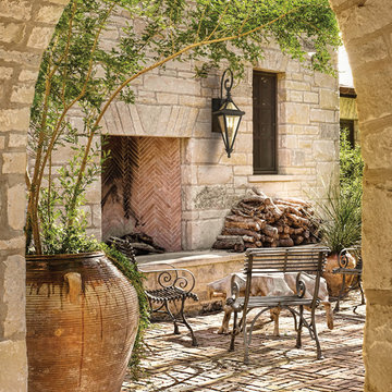 Geneva Large 4-Light Outdoor Wall Sconce - Bronze Finish - Clear Seeded Glass