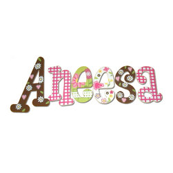 Flower Painted Letters - Wall Letters