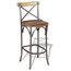 VidaXL Solid Reclaimed Wood Bar Chair, 45x45x110 cm