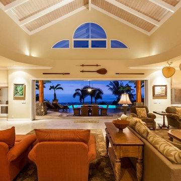 Spacious living space with expansive views