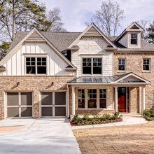 Exterior window and garage door trim examples