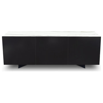 Optiok Sideboard White Gold Top With Anthracite Body