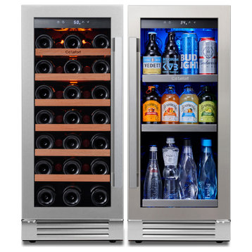 Ca'Lefort 30" Wine and Beverage Refrigerator Combo Bulit in & FreeStanding