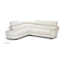 Natuzzi Editions Contemporary Leather Sectional Sofa B685 - Sectional Sofas