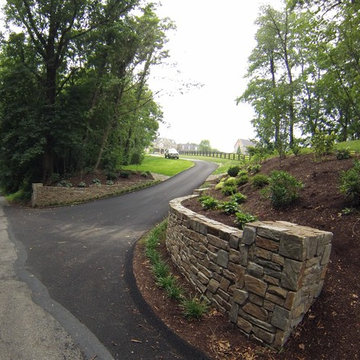Driveway Entrance Landscape Renovation