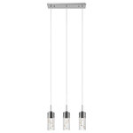 Elan Lighting - Elan Lighting 83163 Shayla - Three Light Pendant - The Shayla collection features cut crystals suspenShayla Three Light P Chrome Clear Glass F *UL Approved: YES Energy Star Qualified: n/a ADA Certified: n/a  *Number of Lights: Lamp: 3-*Wattage:35w GU10 bulb(s) *Bulb Included:Yes *Bulb Type:GU10 *Finish Type:Chrome