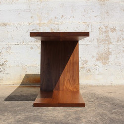 Cee Vee - Walnut Cantilevered Table - Coffee And Accent Tables