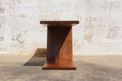 Cee Vee - Walnut Cantilevered Table