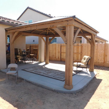 Back Yard Gazebo Installation
