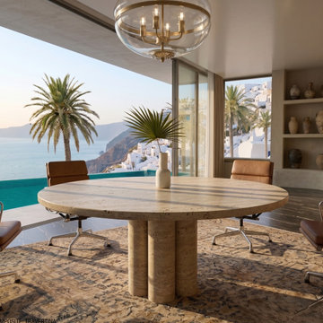 Bespoke Travertine Furniture | Sculptural Dining & Coffee Tables