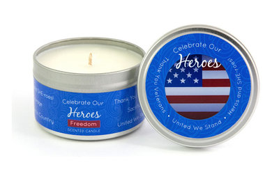 Celebrate Our Veterans Candle