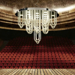 Kaskade Round Pendant Lamp by Penta Light - Pendant Lighting
