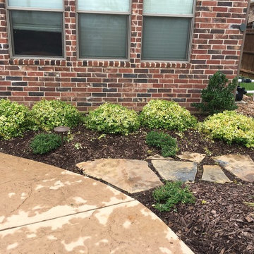 New pool flower beds