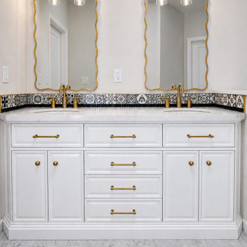 Gunbarrel Contemporary Art Deco Master Bathroom