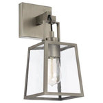 Capital Lighting - Capital Lighting 625511AN-447 Kenner - One Light Wall Sconce - Shade Included: TRUE  Room Type: Bath/Powder Room/Bedroom/Hall/StaircaseKenner One Light Wall Sconce Antique Nickel Clear Rain GlassUL: Suitable for damp locations, *Energy Star Qualified: n/a  *ADA Certified: n/a  *Number of Lights: Lamp: 1-*Wattage:100w E26 Medium Base bulb(s) *Bulb Included:No *Bulb Type:E26 Medium Base *Finish Type:Antique Nickel