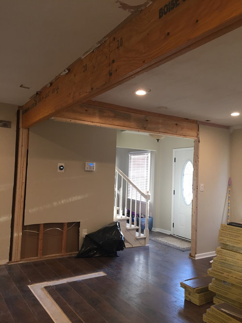 Support Beams For Load Bearing Wall