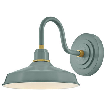Foundry Classic Outdoor Ceiling Light, Sage Green