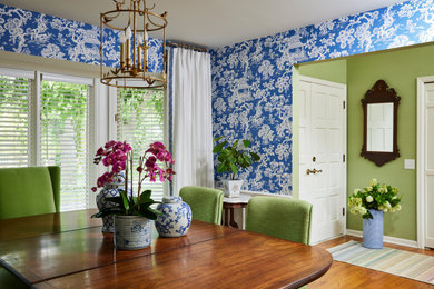 Transitional dining room photo in Minneapolis