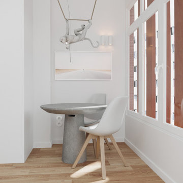 Laranjeiras Kitchen Dining Corner with Round Table