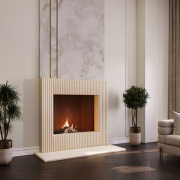 Water Fall Fireplace Surround