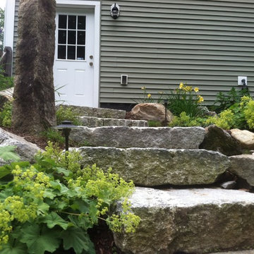 Aged Granite Steps