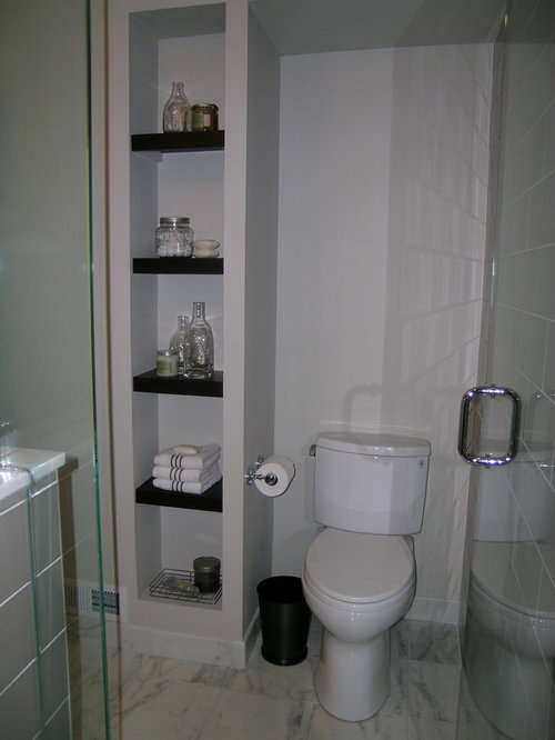 Open Bathroom  Shelving  Ideas  Pictures Remodel and Decor