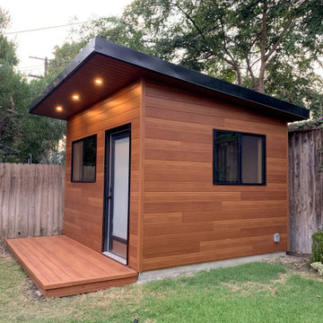 Modern Backyard Home Office Shed in Los Angeles, California