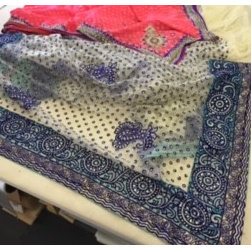 Pillows From Indian Saris - Fabric