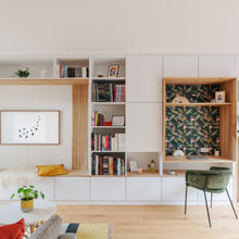 ELLE DECO : Aménager un coin bureau dans le salon
