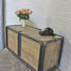 Christopher Reclaimed Scaffolding Board Media Unit - Decorative Chests & Cabinets