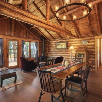 Luxury Log Cabin at Georgetown Lake, Montana