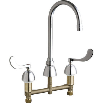 Chicago Faucets 786-E35ABCP Concealed Hot and Cold Sink Faucet