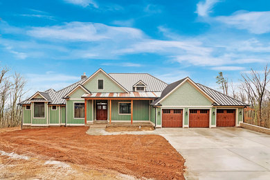 Rustic exterior home idea in Other