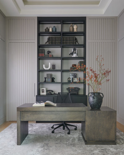Contemporary Home Office by Diana Bastone Designs