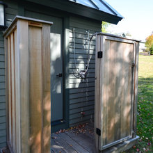 Cottage outdoor shower