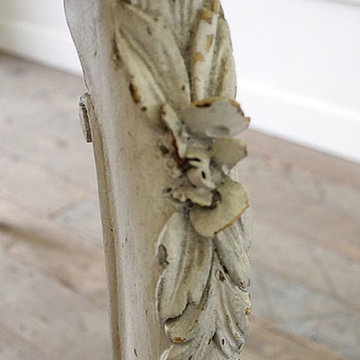 Early 20th Century French Carved Console Table with Marble Top