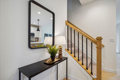 Example of a minimalist staircase design in Columbus