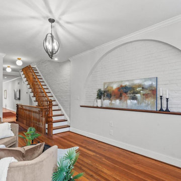 City rowhome remodel with new addition