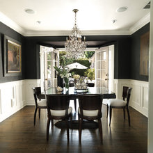 Dining room. Black n white