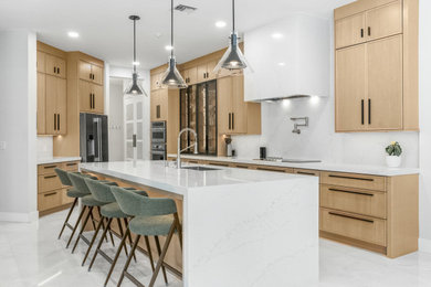 Trendy kitchen photo in Miami