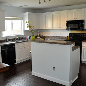 Kitchen Remodel accomplished with Cabinet Refacing