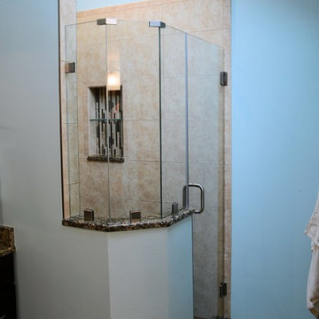 Outside View of the Custom Shower