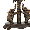 24" Adamslane Elephant Table Lamp, Bronze